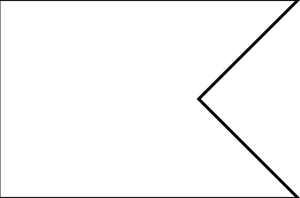 595x394 Pennant Banner Template