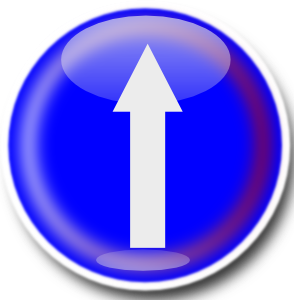 294x300 Straight Ahead Sign Clip Art