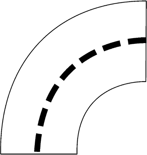 609x640 Curve Clipart Straight Road