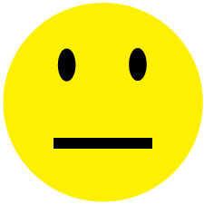 225x225 Straight Face Smiley Faces Clipart