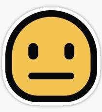 210x230 Straight Face Stickers Redbubble