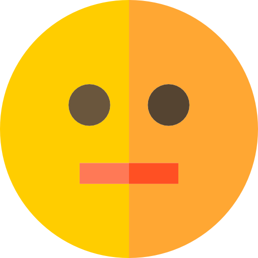 512x512 Circular, Face, Mouth, Emoticon, Straight, Smiley, Shapes, Emotion