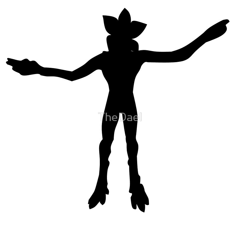 800x777 Stranger Things Demogorgon Sillouhette Art Prints By Thedael