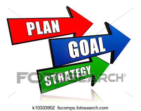 450x357 Clip Art Of Plan, Goal, Strategy K10333902