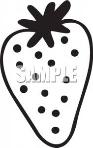 189x300 Clipart Black And White Strawberry