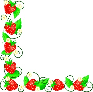 300x297 Fresh Strawberries Clipart Image