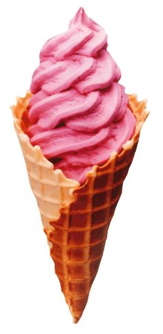 236x484 Pink And White Soft Ice Cream Cone. Mmm. Ice Cream. You Scream