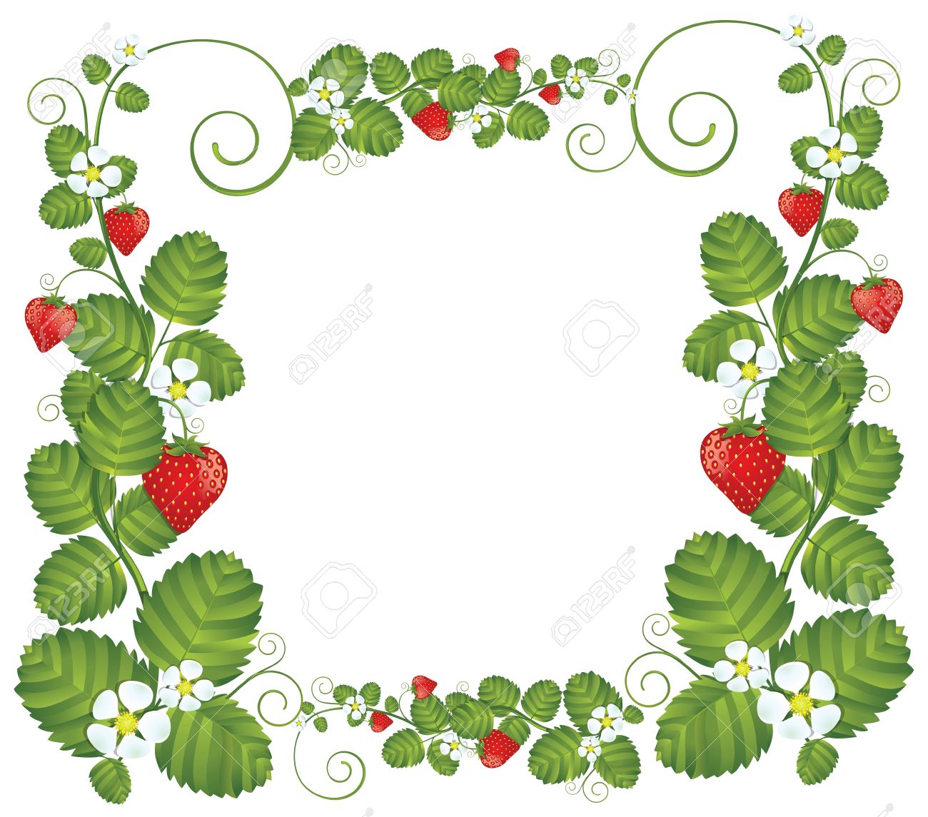 Strawberry Vine Clipart | Free download on ClipArtMag