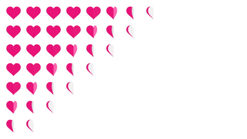 852x480 Party Decorations Red Streamers Or Curling Party Ribbons Animation