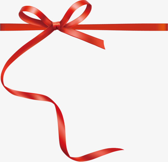 650x626 Simple Ribbon Vector, Streamers Vector, Red Ribbon Material, Png