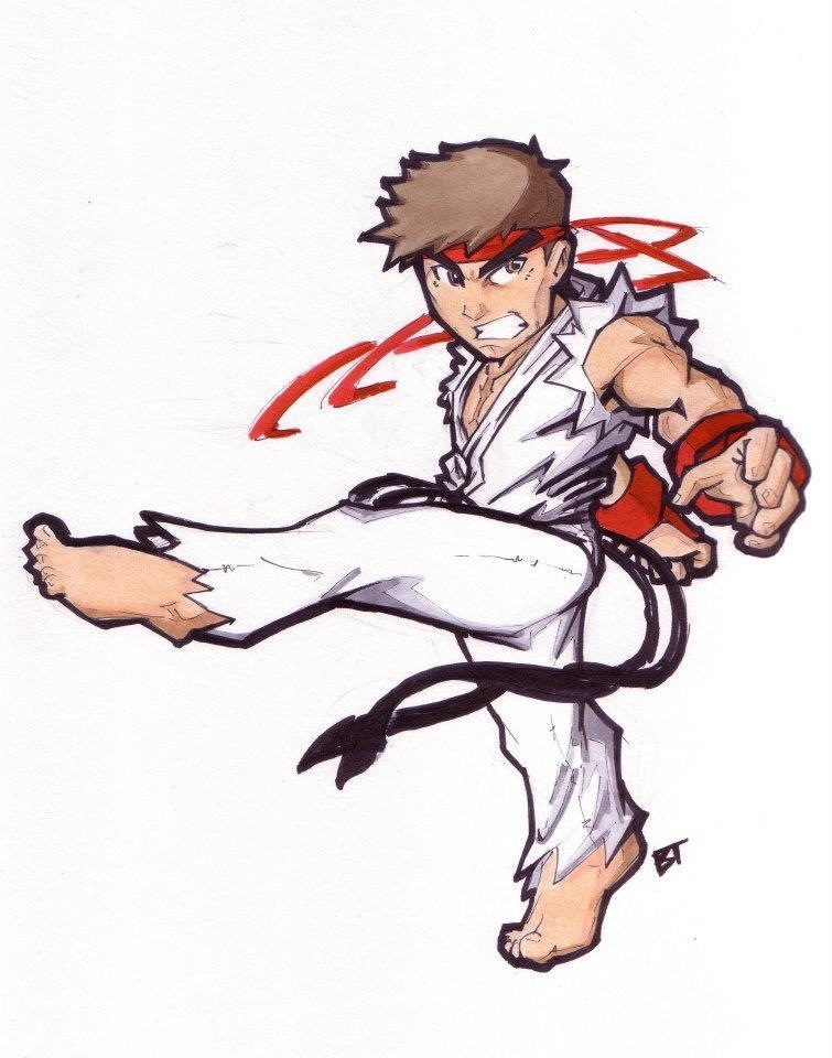 755x960 Ryu Street Fighter Marker By Vauz