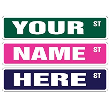 350x350 Custom Street Sign 4x18 Aluminum Yard Signs