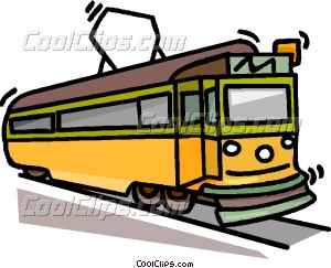 300x243 Streetcar Vector Clip Art