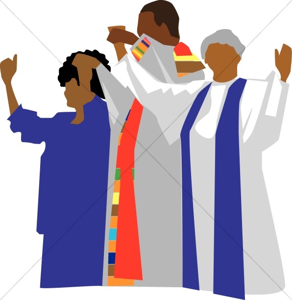 596x612 Strength In Togetherness Praise Clipart
