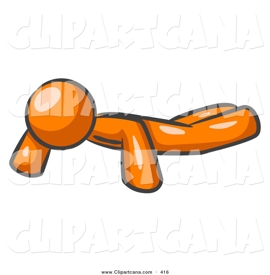 1024x1044 Vector Clip Art Of A Shiny Orange Man Doing Pushups While Strength