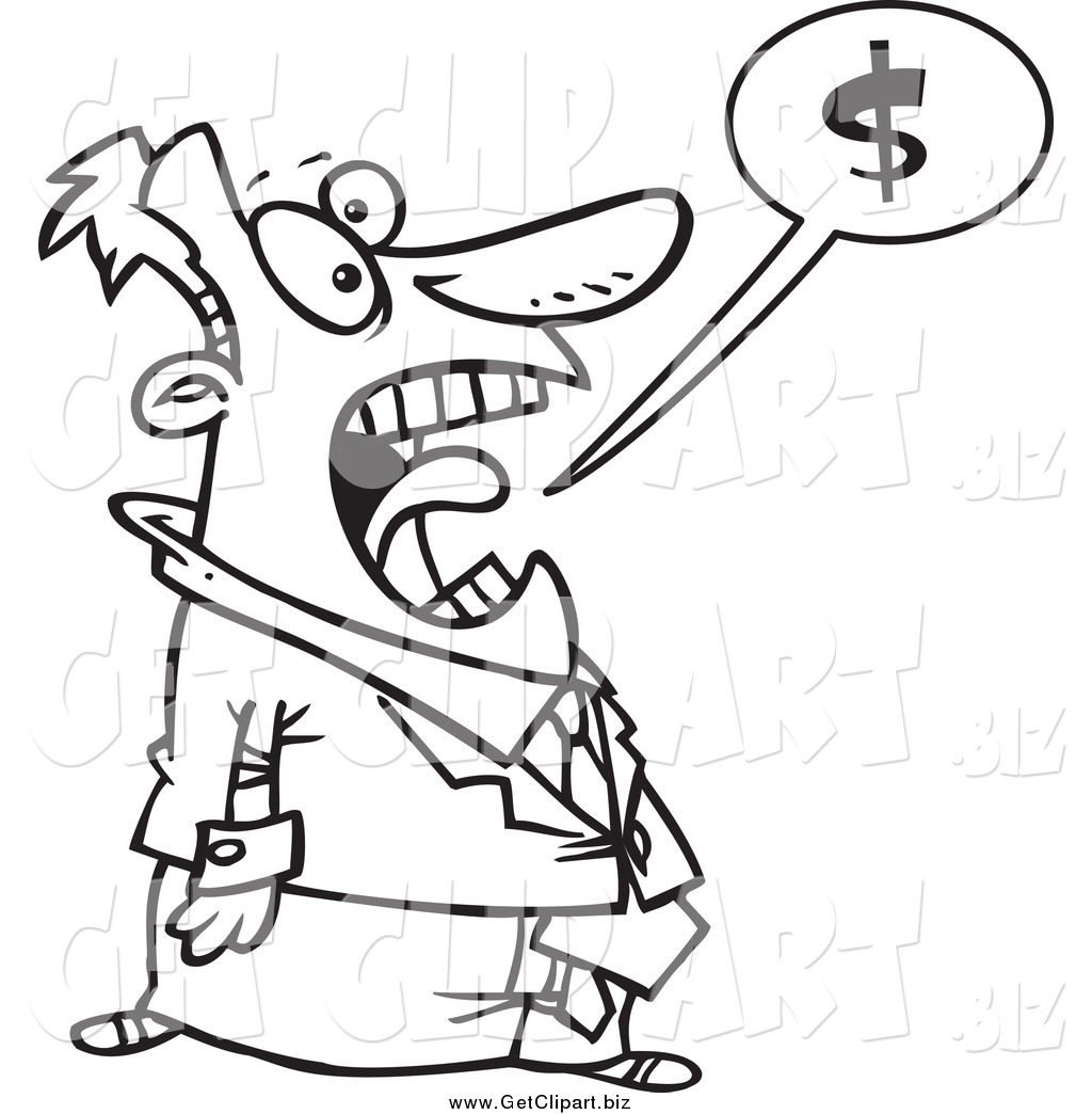 1024x1044 Stressed Businessman Clipart