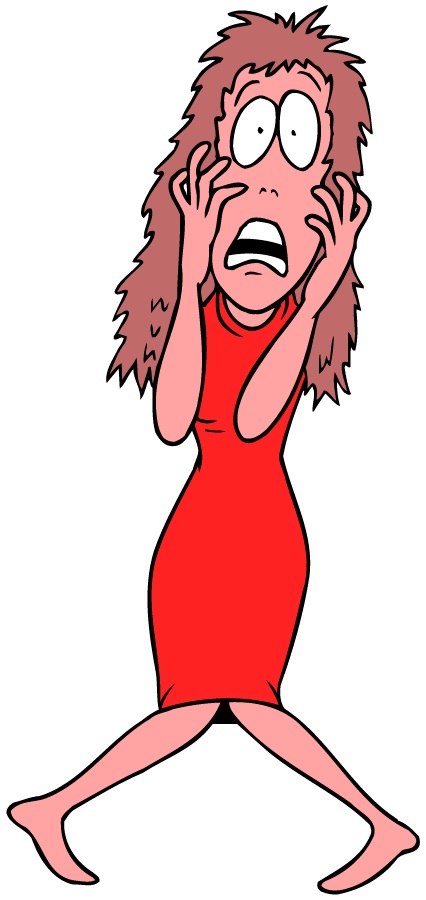 426x900 Clipart Free Stressed Out Woman