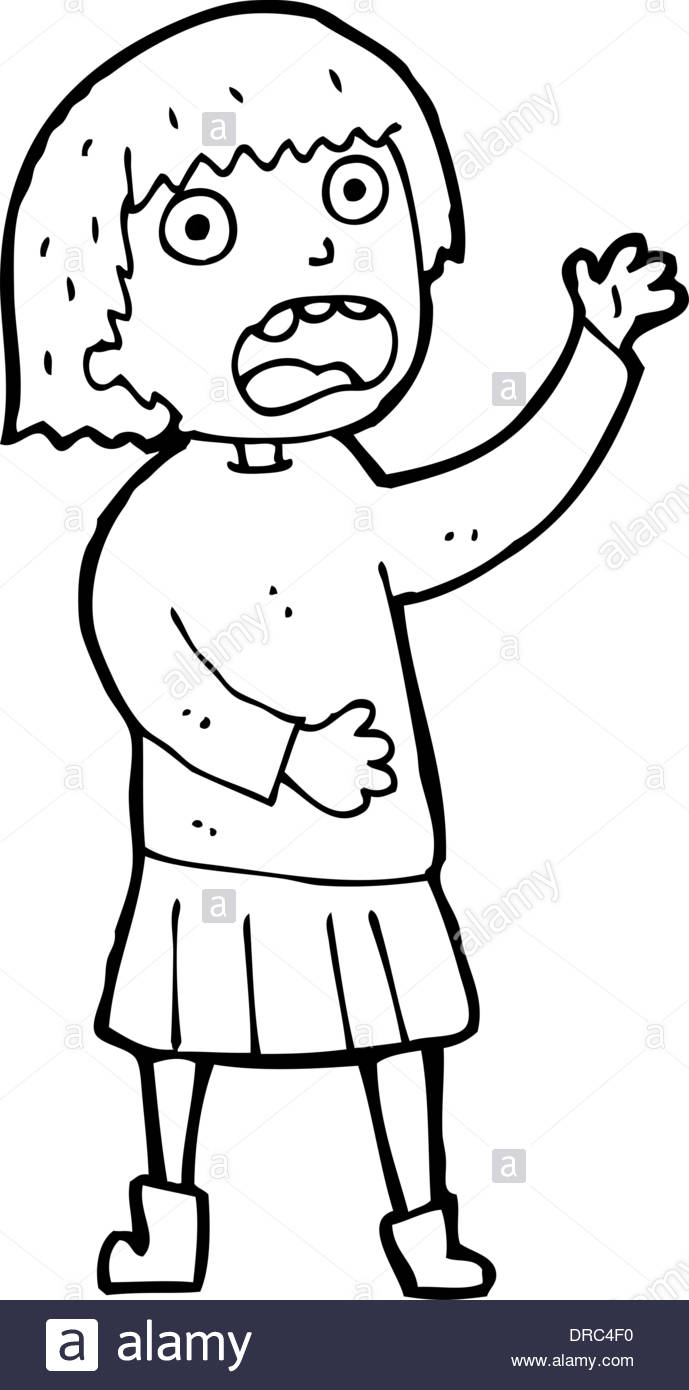 689x1390 Cartoon Stressed Out Woman Stock Vector Art Amp Illustration, Vector