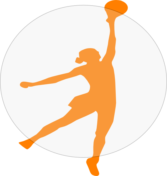 570x599 Netball Stretch Clip Art