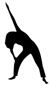 178x300 Fitness Stretch Girl Clip Art Download