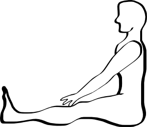 300x260 Human, Humain, Umano Seduto Clip Art