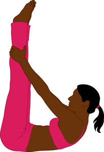 205x300 Stretching Clipart Image