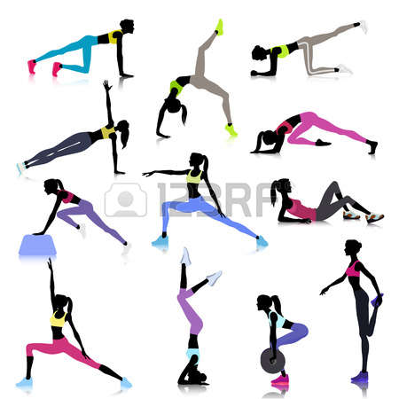 450x450 Stretching Clipart