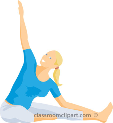 365x400 Back Stretching Exercises Clip Art Cliparts