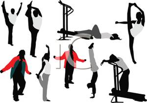 300x210 Group Stretching Clip Art Cliparts