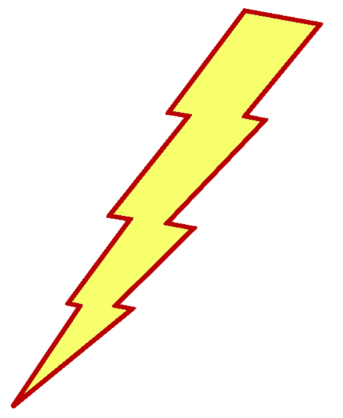 499x608 Lightning Stroke Cliparts 227846