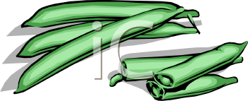 350x143 Green Bean Clipart