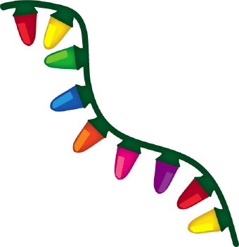 340x351 Clipart Christmas Lights