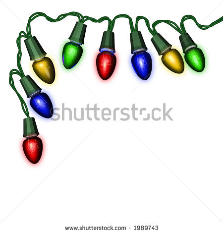 String Of Christmas Lights Clipart