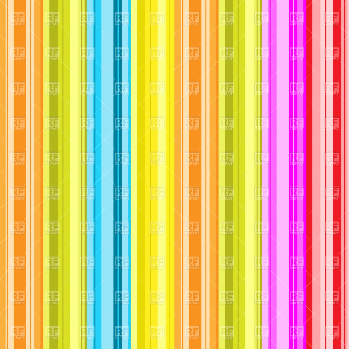 1200x1200 Rainbow Striped Background Royalty Free Vector Clip Art Image