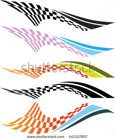 384x470 Stripe Clipart Graphic
