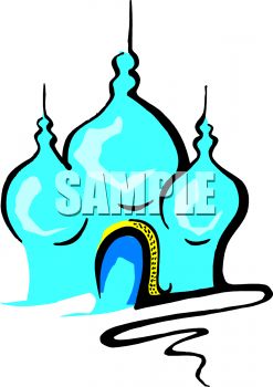 247x350 Cartoon Of An Indian Structure Taj Mahal