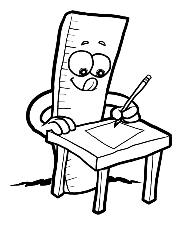 Student At Desk Clipart