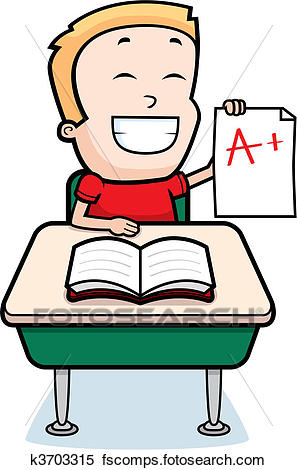 297x470 Clipart Of Boy Student K3703315
