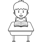 140x140 Clip Art Image Gallery Similar Image Cartoon Boy Reading A Book