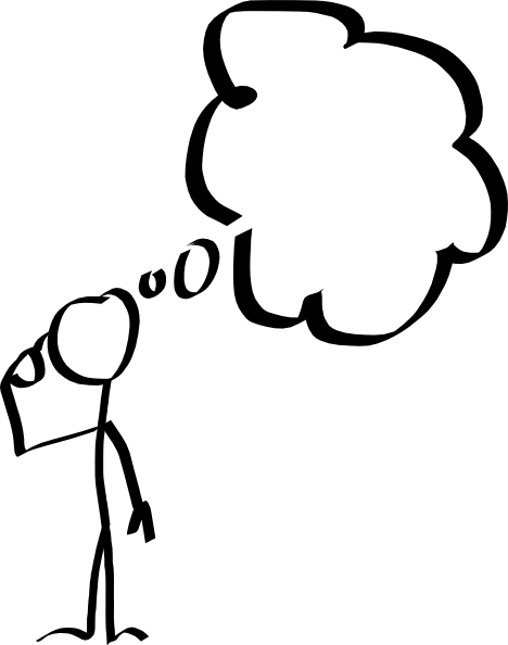 468x594 Student Thinking Clipart Black And White Letters