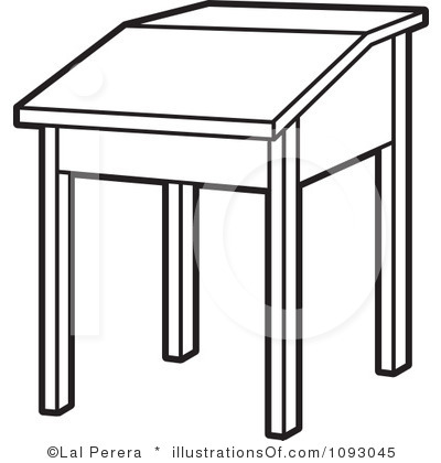 400x420 Student Desk Clipart 2122392