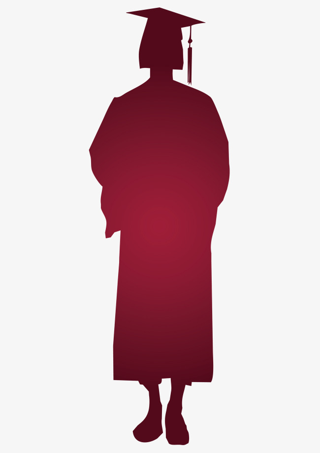 650x920 Simple Hand Painted Student Silhouette, Students, Student