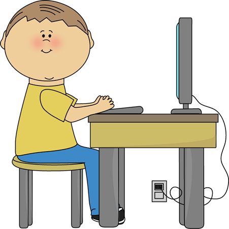 451x450 Sitting On Desk Clipart Images