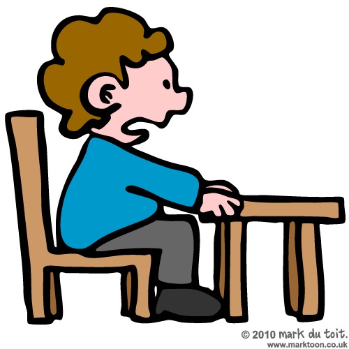 500x500 Student Not Sitting In Chair Clipart