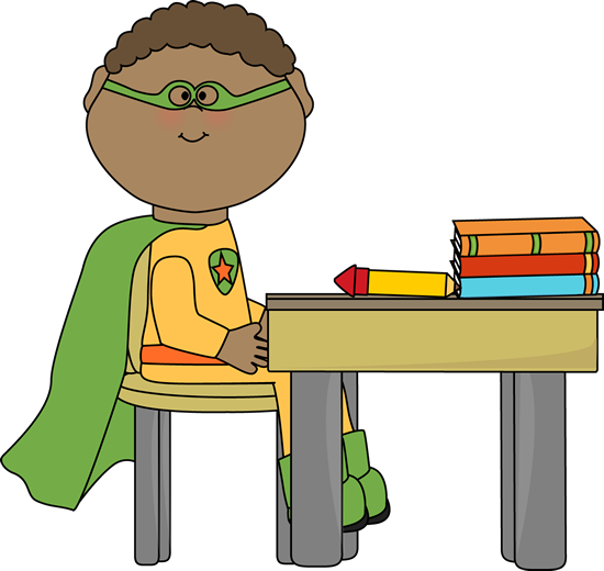550x520 Super Hero School Clipart