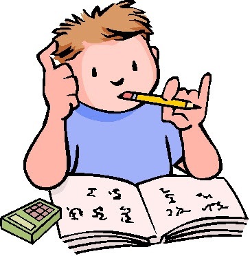 364x372 Homework Clipart Hard Working Student