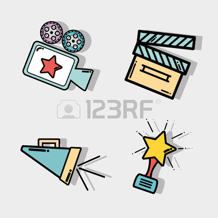 450x450 Short Film Cinematography Production Studio Royalty Free Cliparts