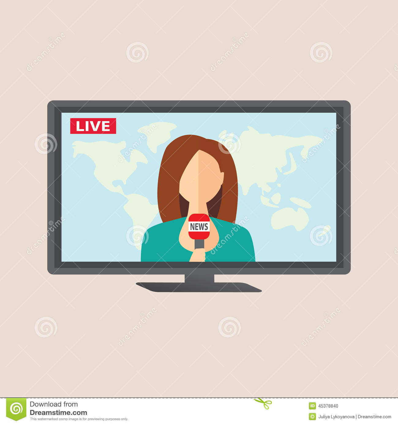 1300x1390 Tv Broadcast Clipart