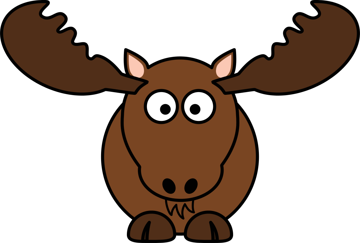 1200x810 Cartoon Moose Clipart By Studiofibonacci Cartoon Cliparts 9