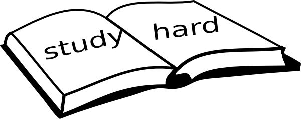 600x237 Study Hard Clip Art